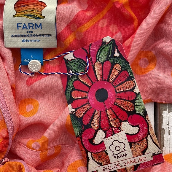 FARM Rio for Anthropologie Starfish Dress NWT - Picture 4 of 12